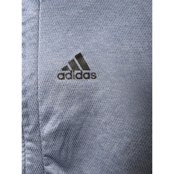 Adidas Men’s Tl Full Zip Blue Gray Hoodie Climawarm Size Small EUC - Picture 2 of 12